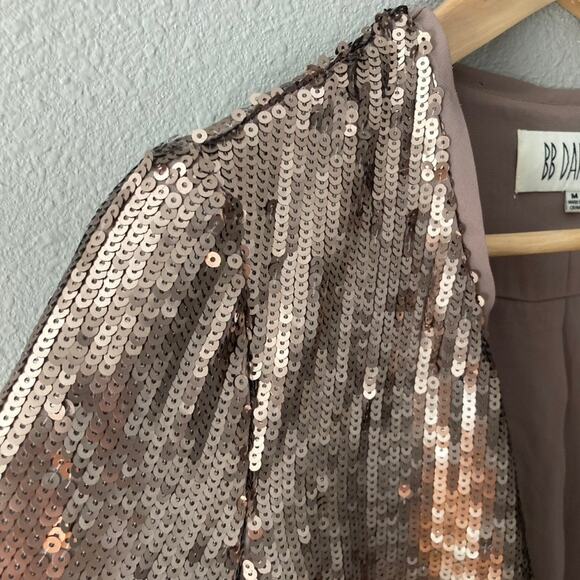 BB Dakota Sequin Jacket - Gold / Bronze - Medium - Picture 4 of 7